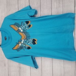 Vintage single stitch Native American feather tee